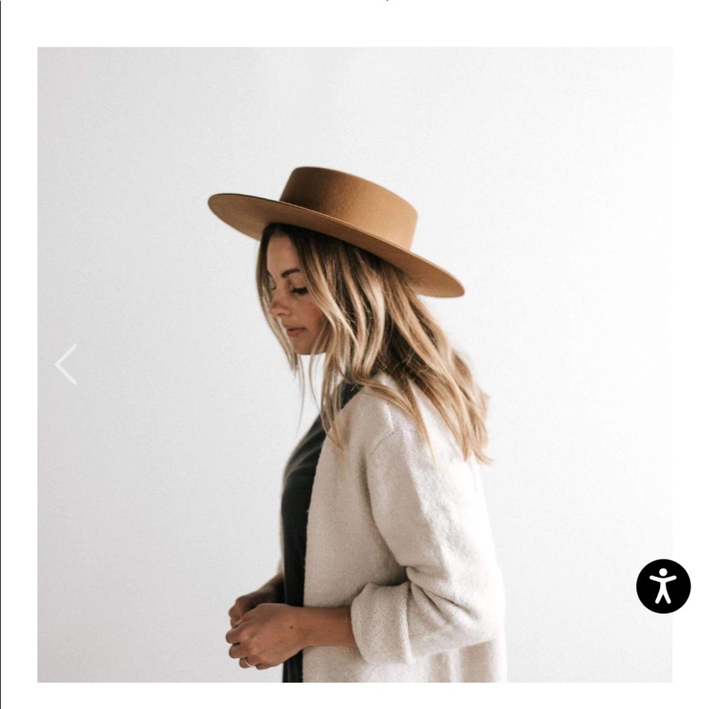 DAHLIA BOATER - BROWN GIGI PIP Hat